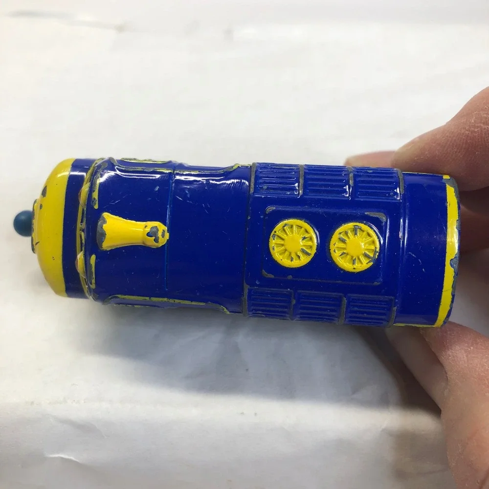 Chuggington Brewster Train Toy Blue Yellow Die-cast‎ Metal